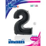 2 Rakam Grabo Siyah Folyo Balon 40"