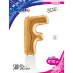 F Harf Grabo Altın Folyo Balon 40"