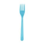 Plastik Çatal Açık Mavi / 25 Parça