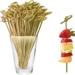 Bambu Düğümlü Naturel Kürdan 50 Parça