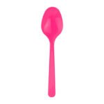 Plastik Kaşık Fuşya / 25 Parça