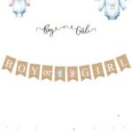 Kağıt Banner Cinsiyet Jüt Görünümlü Boy Girl 10 Parça