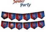 Kağıt Banner Temalı İyi Ki Doğdun Spider