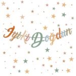 Kaligrafi Banner İyi Ki Doğdun Retro Tema