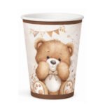 Karton Bardak Teddy Bear 8 Parça
