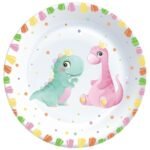 Karton Tabak Baby Dinozor 23 Cm 8 Parça