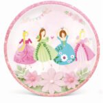 Karton Tabak Prensesler 23 cm 8 Parça