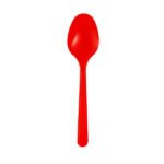 Plastik Kaşık Kırmızı / 25 Parça