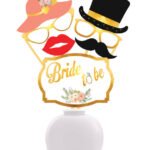 Konuşma Balonu Bride To Be Şapkalı Tema Varaklı 5 Parça