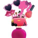 Konuşma Balonu Pink Stars Temalı 5 Parça