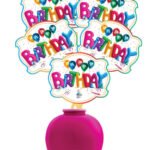 Konuşma Balonu Happy Birthday Balon Temalı 5 Parça