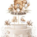 Kürdan Pasta Üstü Teddy Bear Temalı 5 Parça
