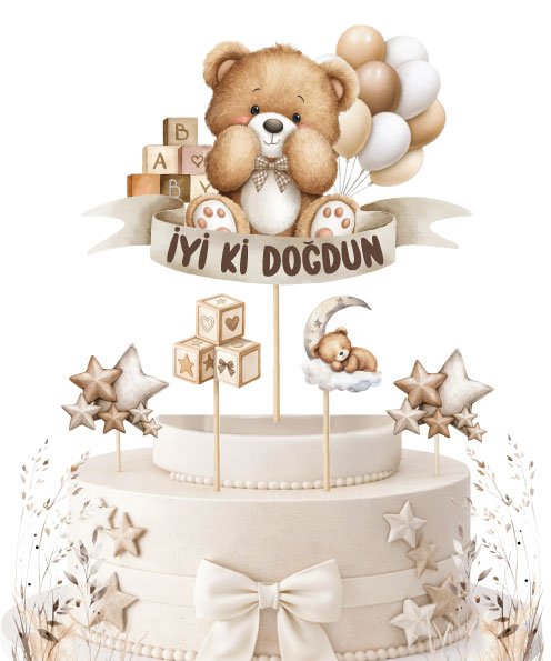 kurdan-pasta-ustu-ayi-temali-5-parca-pasta-ustu-kurdanlar-5-li-krd-1236-37380-15-B.jpg Kürdan Pasta Üstü Teddy Bear Temalı 5 Parça - Görsel 1