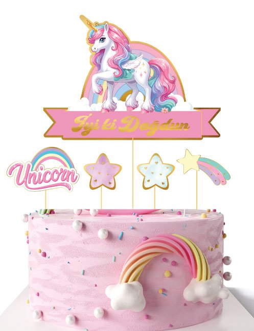kurdan-pasta-ustu-unicorn-temali-5li-unicorn-temali-parti-malzemeleri-krd-1236-27335-86-B.jpg Kürdan Pasta Üstü Unicorn Temalı 5 Parça - Görsel 1