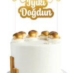 Kürdan Pasta Üstü İyi ki Doğdun Varaklı Kürdan