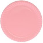 Karton Tabak Pembe 23 Cm 8 Parça