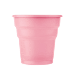 Plastik Bardak Kristal Pembe 25 Parça