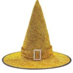 Cadı Şapkası Simli Kemerli Gold