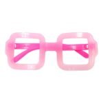 Gözlük Eko Neon Kare Model Pembe