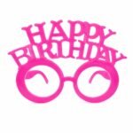 Gözlük Eko Neon Model Happy Birthday Pembe