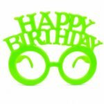 Gözlük Eko Neon Model Happy Birthday Yeşil