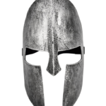 Halloween Maske Gladyatör Eskitme Gümüş