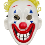 Halloween Maske Palyaço Saçlı Sarı