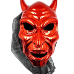 Halloween Maske Şeytan Parlak Kırmızı
