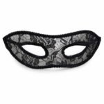 Maske Plastik Dantel Detaylı Lüks Siyah