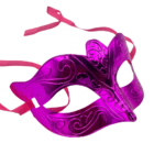 Maske Plastik Kabartmalı Fuşya