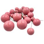 Pasta Üstü Dekorasyon Topları 20 Parça Pembe