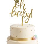 Pasta Üstü Plexi Çubuklu Oh Baby Altın