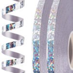 Hologramlı Rafya 5 mm 10 Metre Gümüş 200 Parça