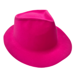 Şapka Lazer Kadife Fotr Model Pembe