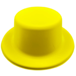 Şapka Lazer Pastel Oval Model Sarı