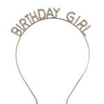 Taç Metal Taşlı Birthday Girl Altın