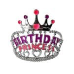 Taç Plastik Birthday Princess Geçmeli