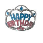 Taç Plastik Happy Birthday Geçmeli