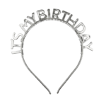 Taç Plastik Its My Birthday Gümüş